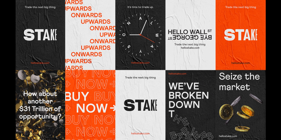 Interface de l application Stake